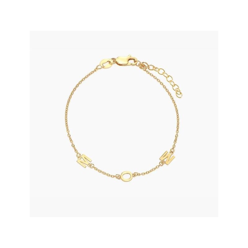 INEZ INITIAL BRACELET/ANKLET - GOLD PLATED