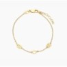 INEZ INITIAL BRACELET/ANKLET - GOLD PLATED