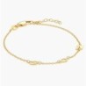 INEZ INITIAL BRACELET/ANKLET - GOLD VERMEIL