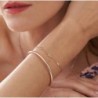 INEZ INITIAL BRACELET/ANKLET - ROSE GOLD VERMEIL