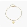 LILIAN INITIAL ANKLET CHAIN - GOLD VERMEIL