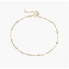 BOBBLE CHAIN ANKLET/BRACELET- GOLD VERMEIL