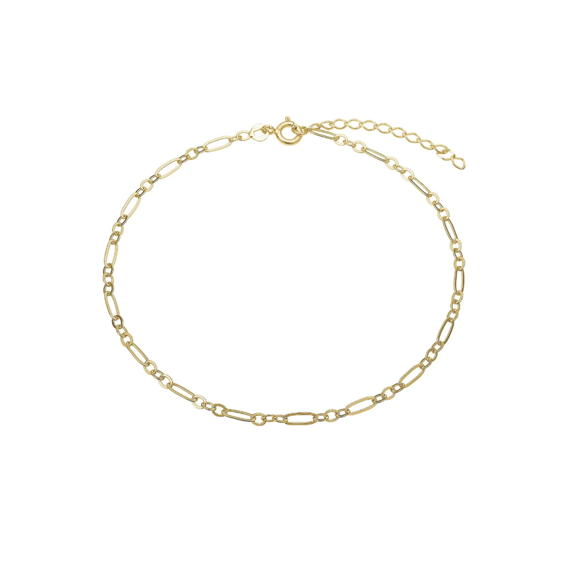 Aagaard - Anklet ancla gold plated