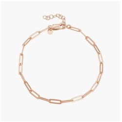 THE SHOWSTOPPER LINK BRACELET/ANKLET - ROSE GOLD PLATED