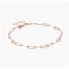 THE SHOWSTOPPER LINK BRACELET/ANKLET - ROSE GOLD PLATED