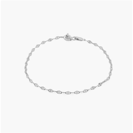 MARGO MIRROR CHAIN BRACELET/ANKLET - STERLING SILVER