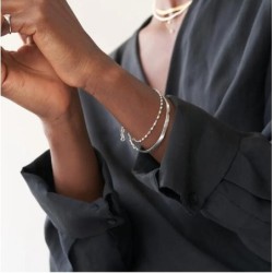 MARGO MIRROR CHAIN BRACELET/ANKLET - STERLING SILVER