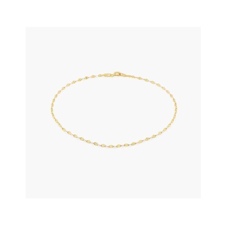 MARGO MIRROR CHAIN BRACELET/ANKLET - GOLD PLATING