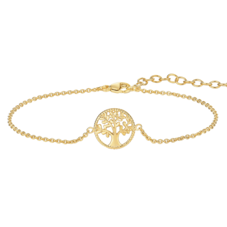 Støvring - Tree of Life anklet, gold plated