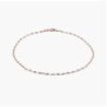 MARGO MIRROR CHAIN BRACELET/ANKLET - ROSE GOLD PLATING