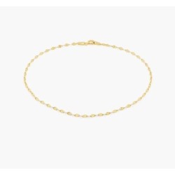 MARGO MIRROR CHAIN BRACELET/ANKLET - GOLD VERMEIL