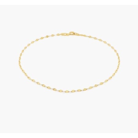 MARGO MIRROR CHAIN BRACELET/ANKLET - GOLD VERMEIL