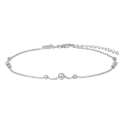 Nordahl Jewellery - Anklet with dots, silver