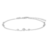 Nordahl Jewellery - Anklet with dots, silver