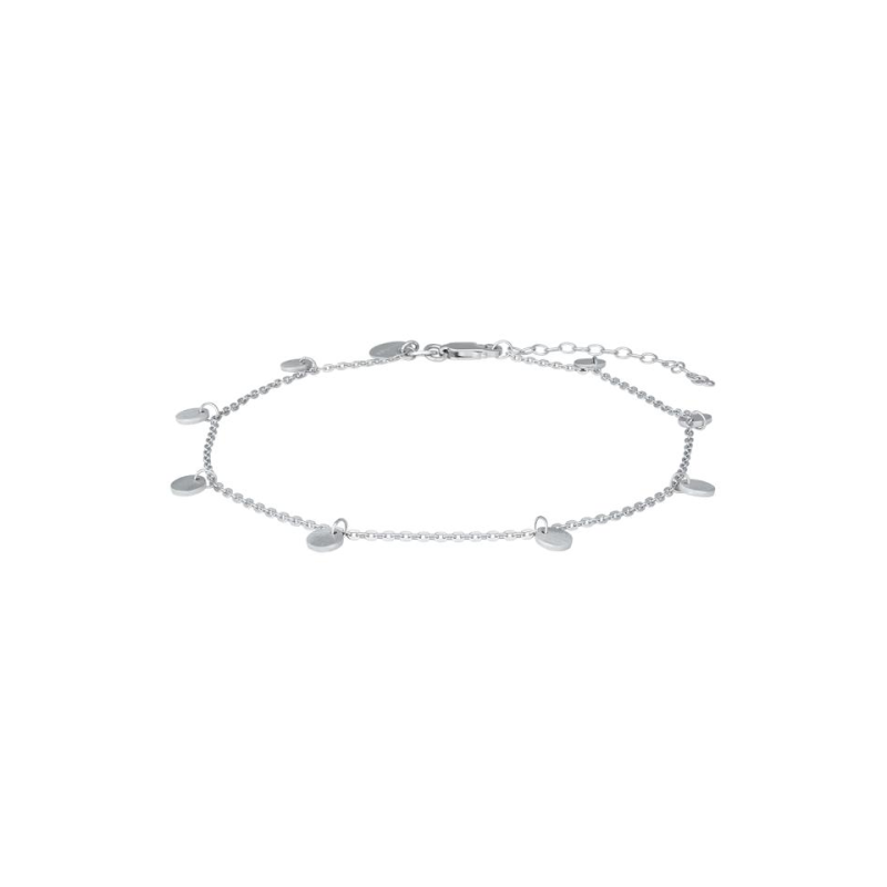 Nordahl Jewellery - Anklet with coins, silver