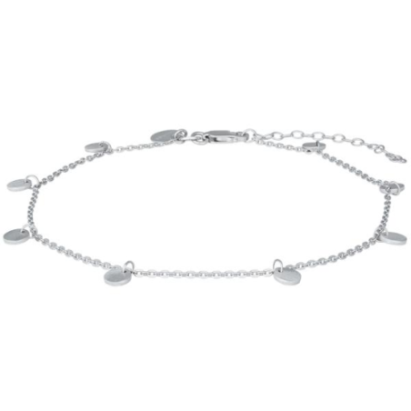 Nordahl Jewellery - Anklet with coins, silver