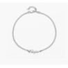 ALLORA NAME ANKLE BRACELET - STERLING SILVER