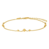 Nordahl Jewellery - Anklet with dots, gold plated