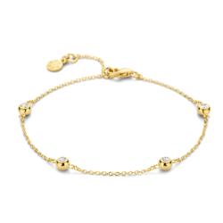 Spirit Icons - Belle, diamond gold bracelet 0,40ct