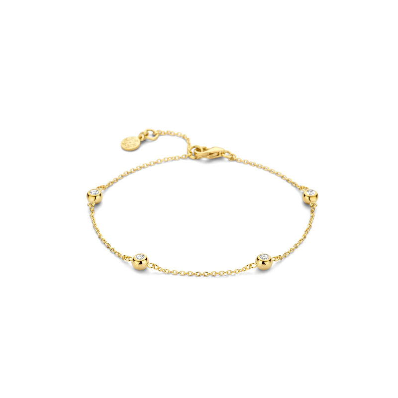 Spirit Icons - Belle, diamond gold bracelet 0,40ct