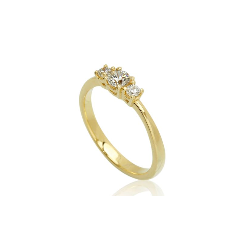 Jan Jørgensen - Grace diamond ring with 0,35ct