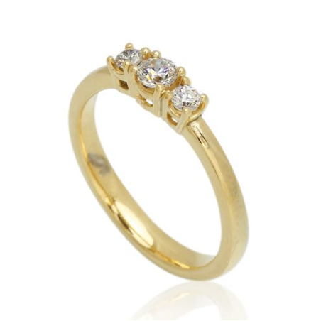 Jan Jørgensen - Grace diamond ring with 0,23ct