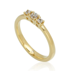 Jan Jørgensen - Grace diamond ring with 0,16ct