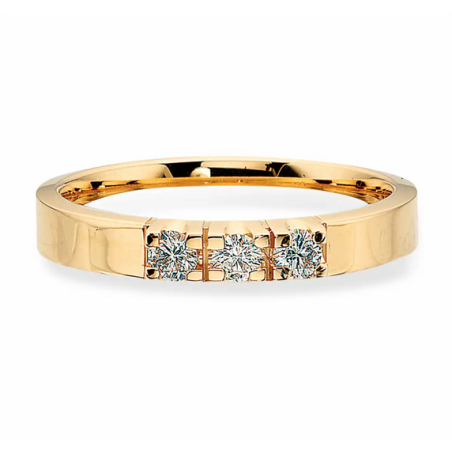 Kleopatra - Grace, Diamond gold Alliance ring 3x0,04ct