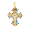 Lund - Dagmar cross with enamel, 24x20mm